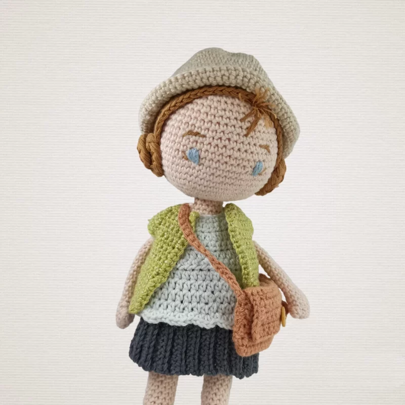 Poupée au crochet Hortense de PIque Ethic